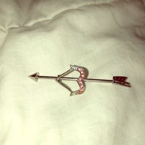 Industrial piercing barbell